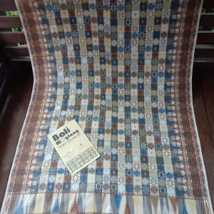 Songket Widyadari Coklat Kuning Biru