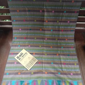 Songket Cerari Coklat Susu Hijau