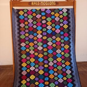 Songket Bunga Sakura Mix Coklat