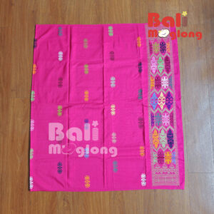 Songket Bulan Bintang Pink Fuschia
