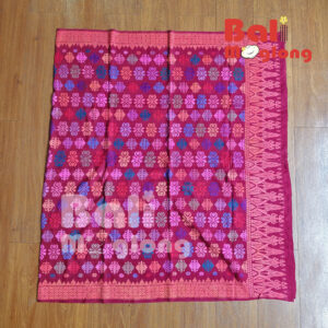 Songket Bunga Sakura Lasem Marun
