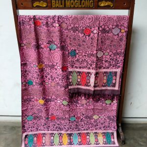 Songket Batik Tulis dan Selendang Pink