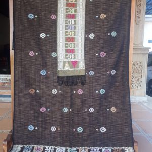Songket dan Selendang Bulan Bintang Seseh Hitam